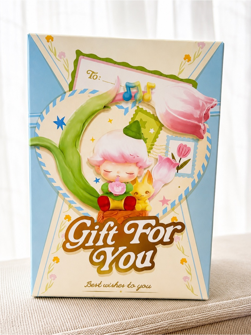 Gift For You Pink & Green Cute Character Playset - Unbranded